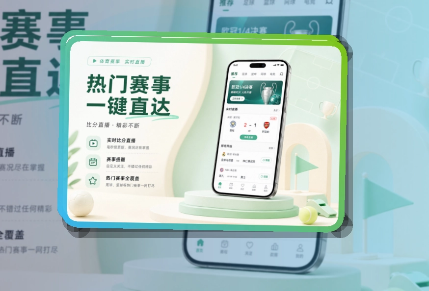 爱游戏手机端看赛入口,临时访问也不耽误,兼顾下载和Android端查看